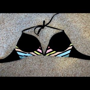 Colorful bikini top